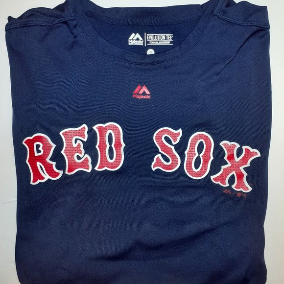 OFFICIAL MLB MAJESTIC BOSTON RED SOX TEE - Picture 5 of 7